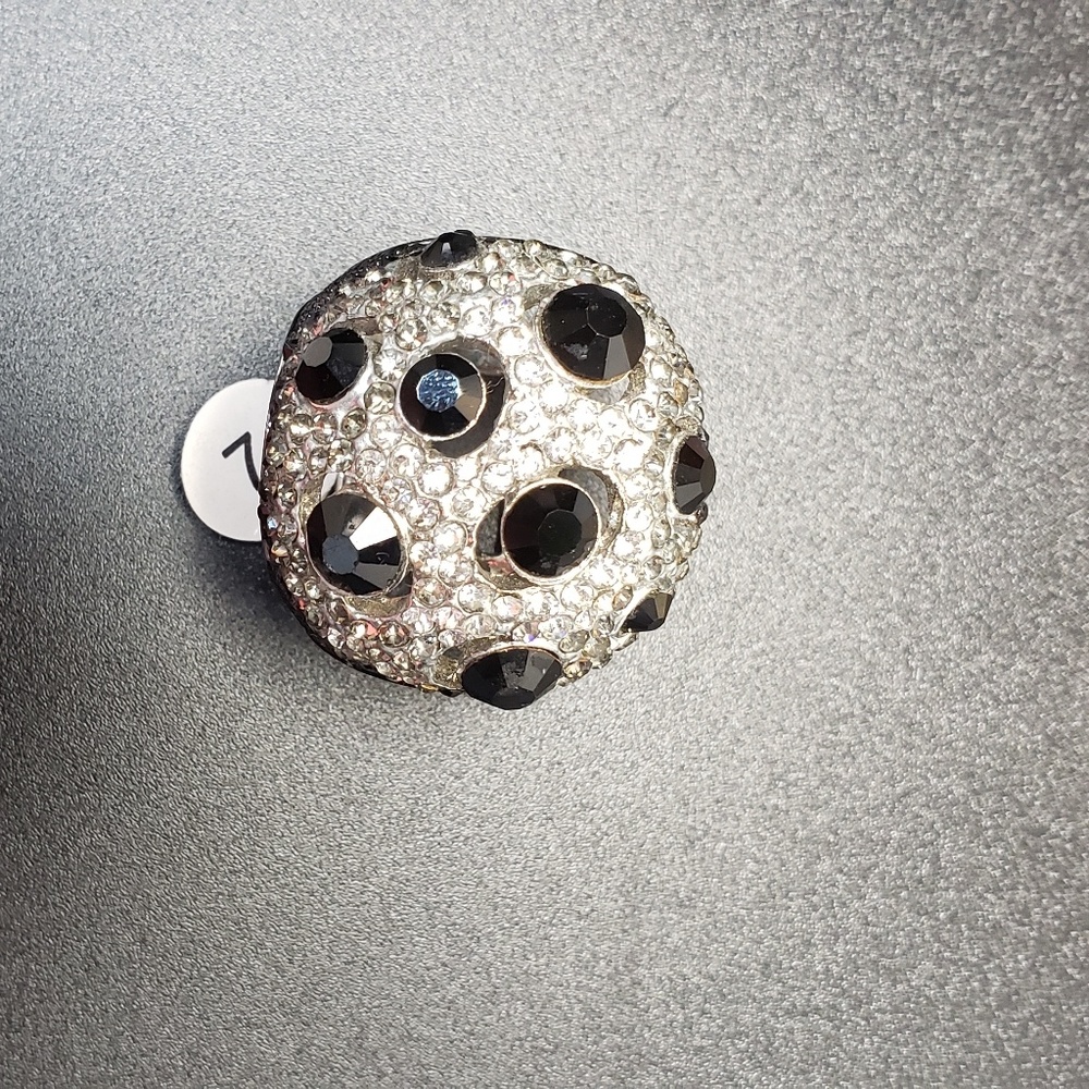 Beautiful black stone ring - Picture 3 of 3